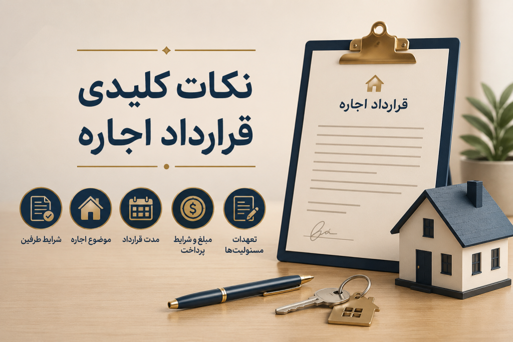 نکات کلیدی تنظیم اجاره